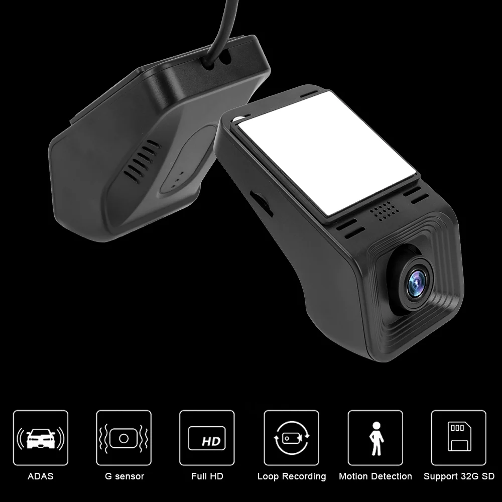 ADAS AR Dash Cam Car Video Recorder Night Vision Navigation 24H Parking Video Recorder Camera