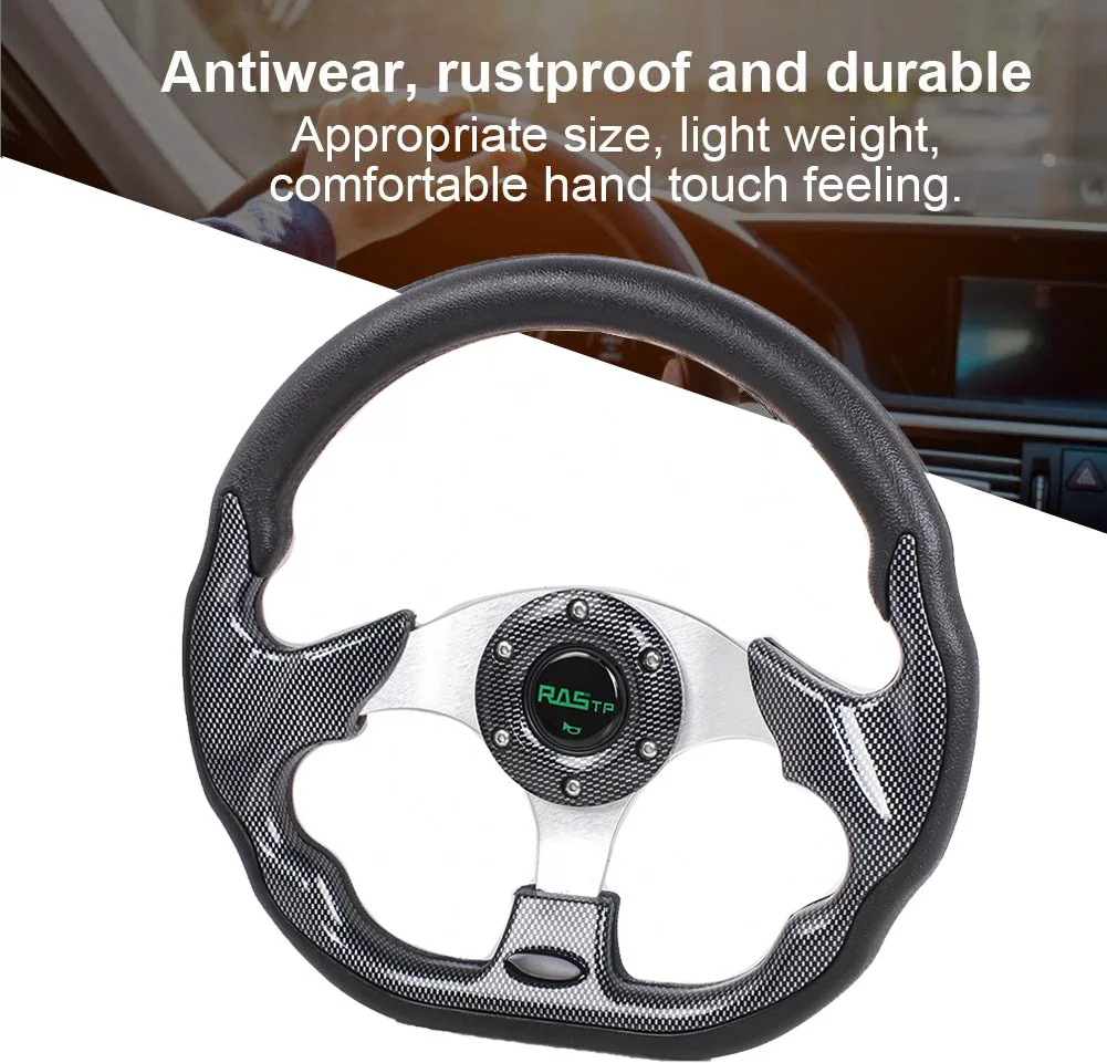 Car Modification Competitive Racing Four Seasons Steering Wheel 13-Inch Game Aiming Wheel Kart Steering Wheel Transmo Auto