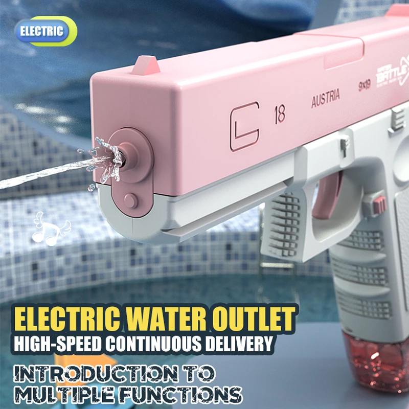 Electric Water Spray Toy Bursts Children High-pressure Strong Charging Energy Bared Water Automatic Water Spray Summer Tos 4