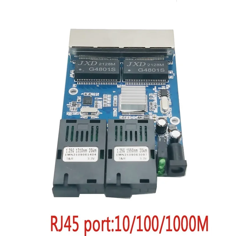 top-gigabit-ethernet-switch-fiber-optical-media-converter-4-rj45-2-10-100-1000m-utp-2f4e-port-pcb