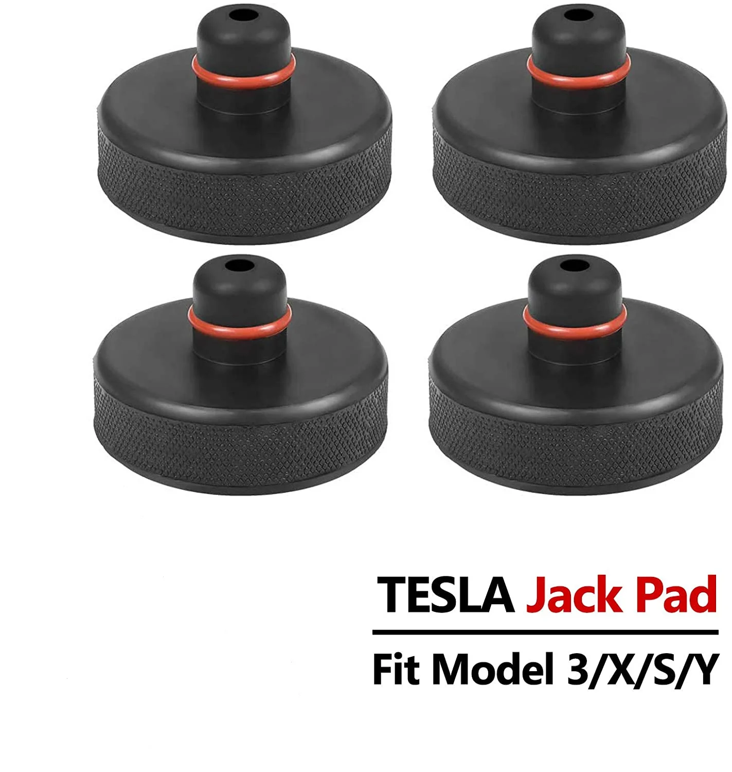 4 Pucks with Storage Case Lifting Jack Pad For Tesla Model Y 2013-2024