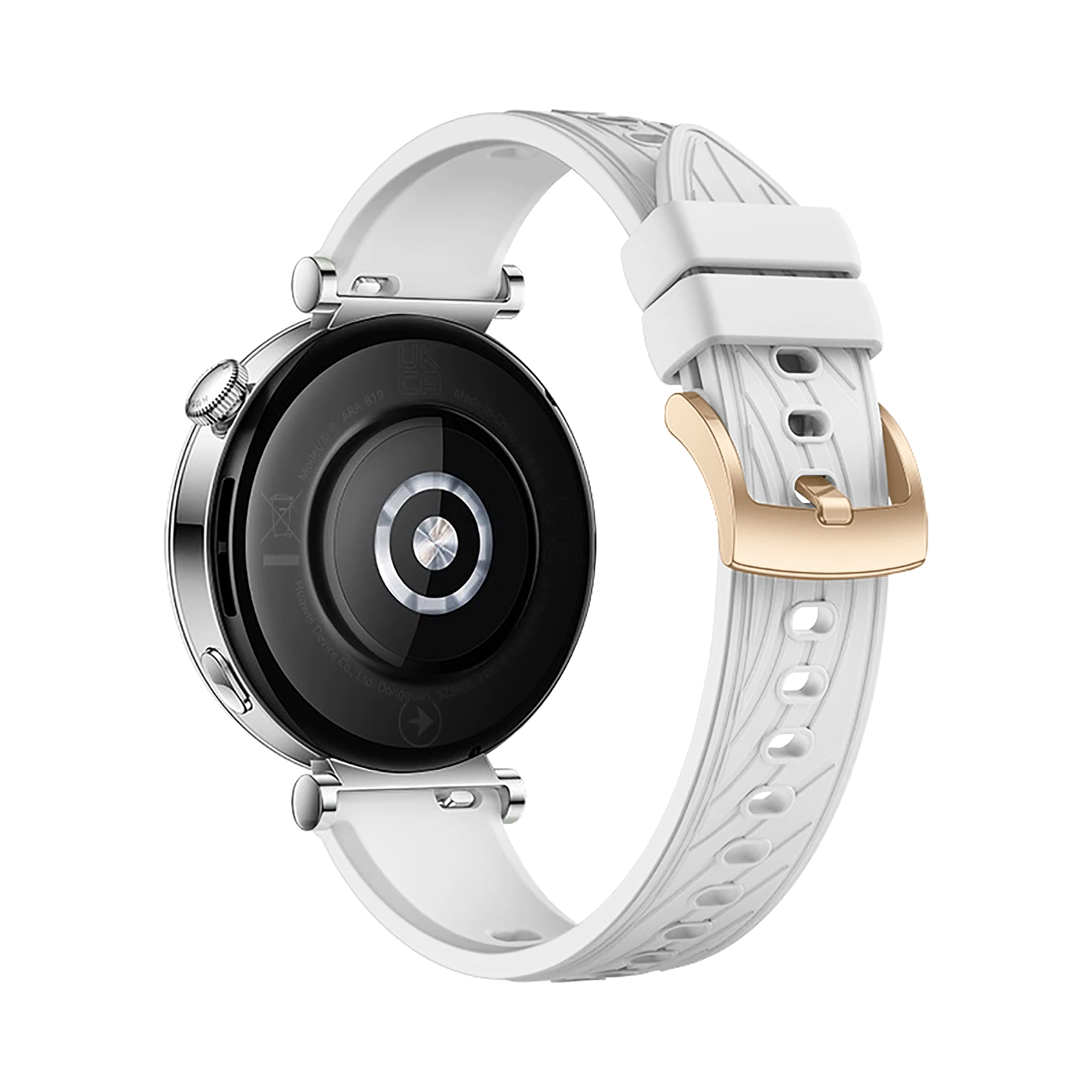 18mm Gold Classic Buckle Silicone Watchstrap Bracelet
