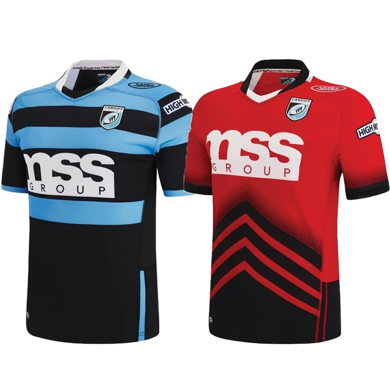2023 Cardiff Blues Rugby Jersey Home Away Mens Shirt Top Quality Free
