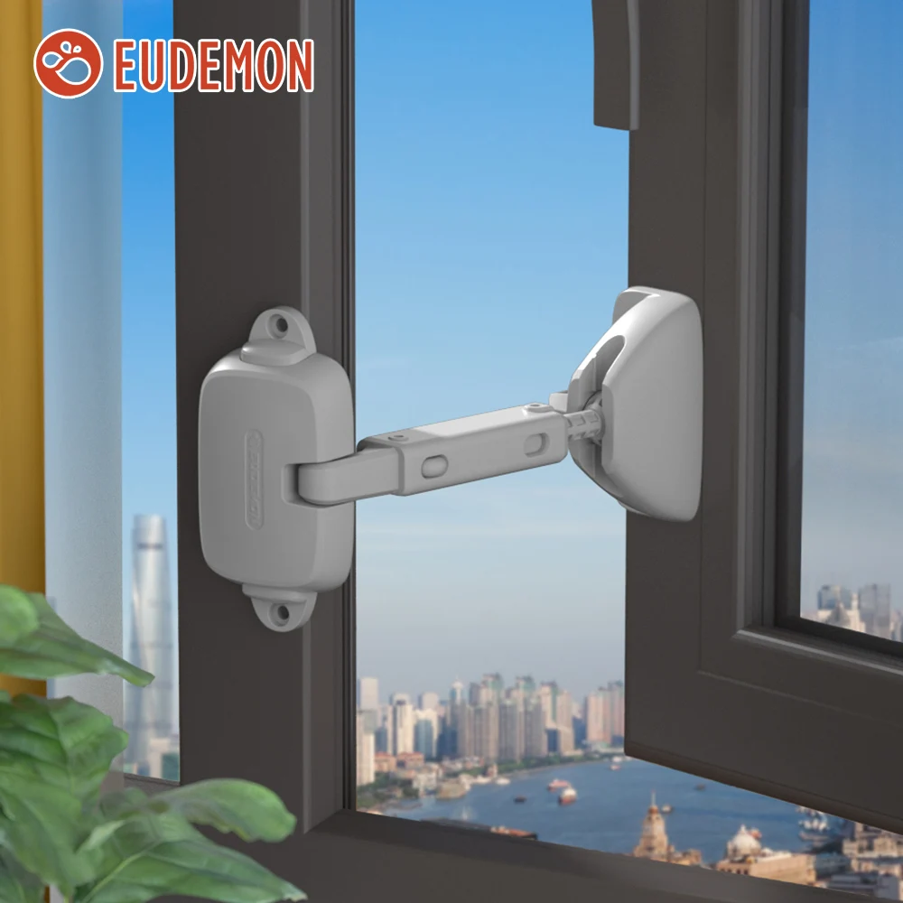 EUDEMON Child Protection Window Restrictor Adjustable Window Lock ABS Child Safety Stopper Falling Prevention Locks Limiter