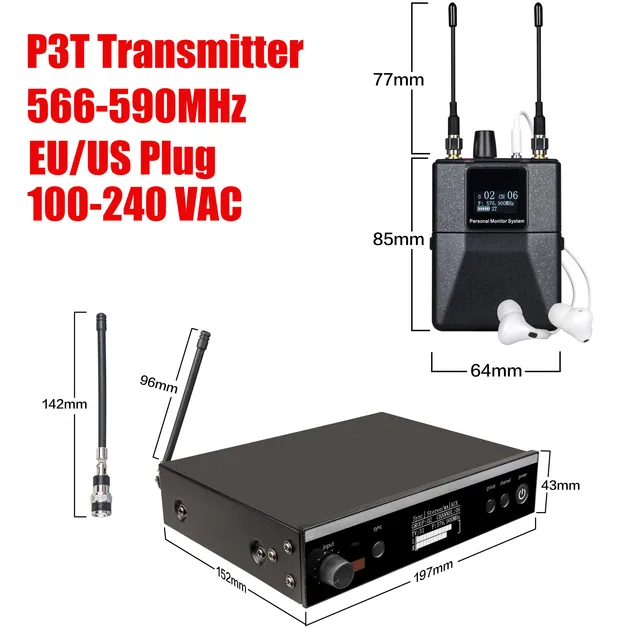 Leicozic 500Mhz Professional Monitoring System PSM300 Stage Return Stereo Personal In Ear Monitor Wireless Pro Audio Equipment 2