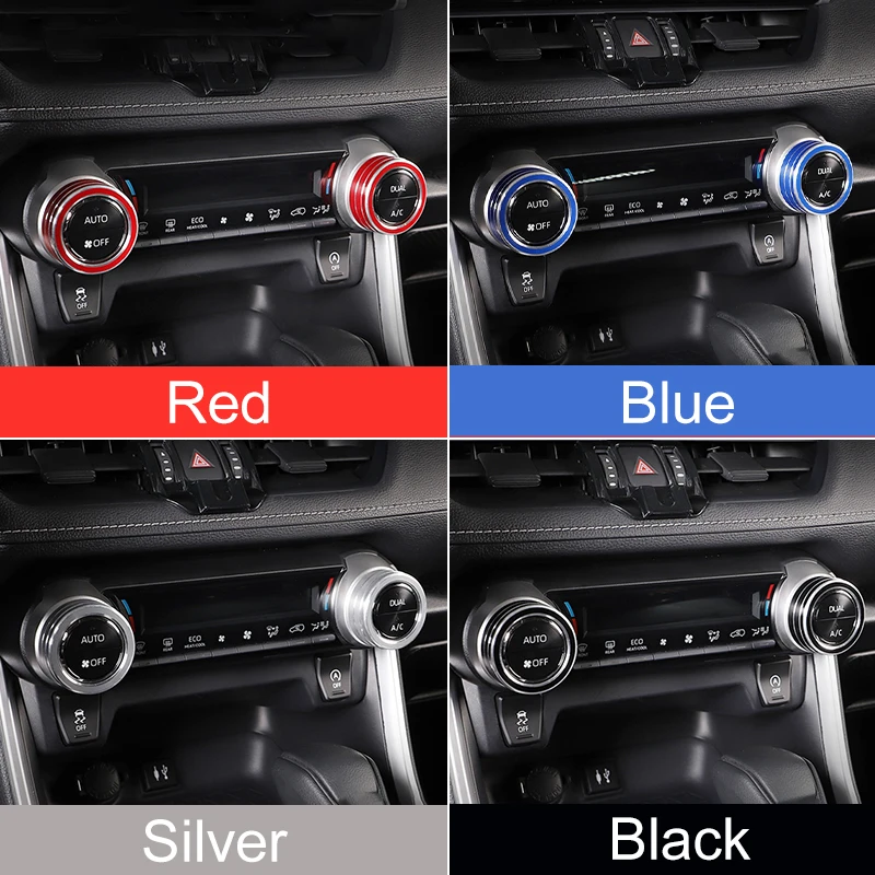 Klimaschalter Zierring Für Toyota RAV4 XA50 | Aluminium Dekoring