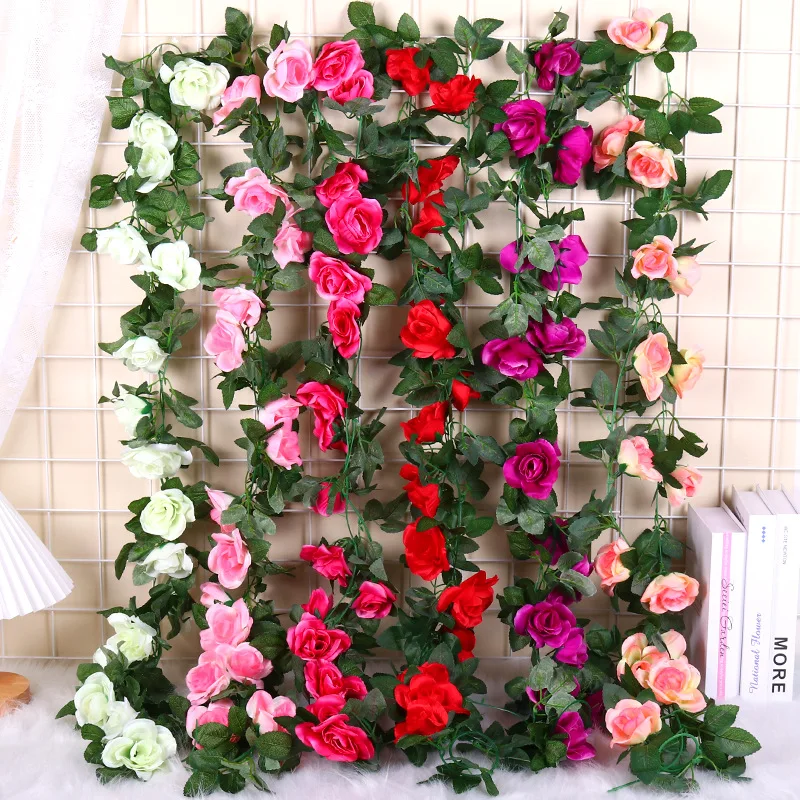 Artificial Flowers Garlands Decorations Rose Garland Artificial