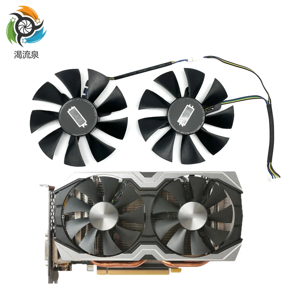 

New 85mm 4Pin Cooler Fan Replace For ZOTAC GTX1060 6GB GTX 1070 Mini GTX 1050Ti Graphics Card Cooling Fan GFY09010E12SPA GA91S2H