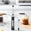 USB Electric Milk Frother,Coffee Maker Blender,Kitchen Mini Wireless Egg Beater,HUand Cream Mixer,Automatic Rotary Whisk Stirrer 2