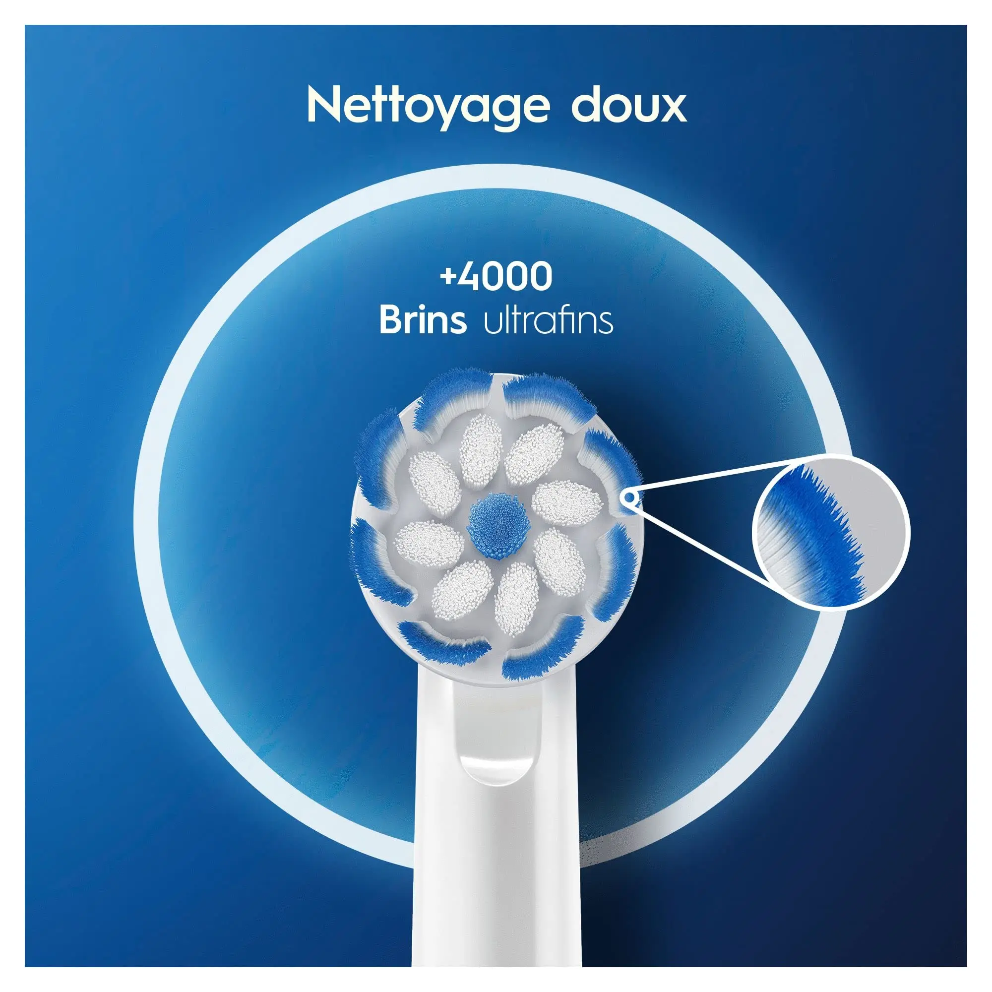 Oral B EB60 Toothbrush Heads Sensitive Ultra Soft Bristle Gum Care Gentle Clean Replacement Electric Tooth Brush Heads Refills 4