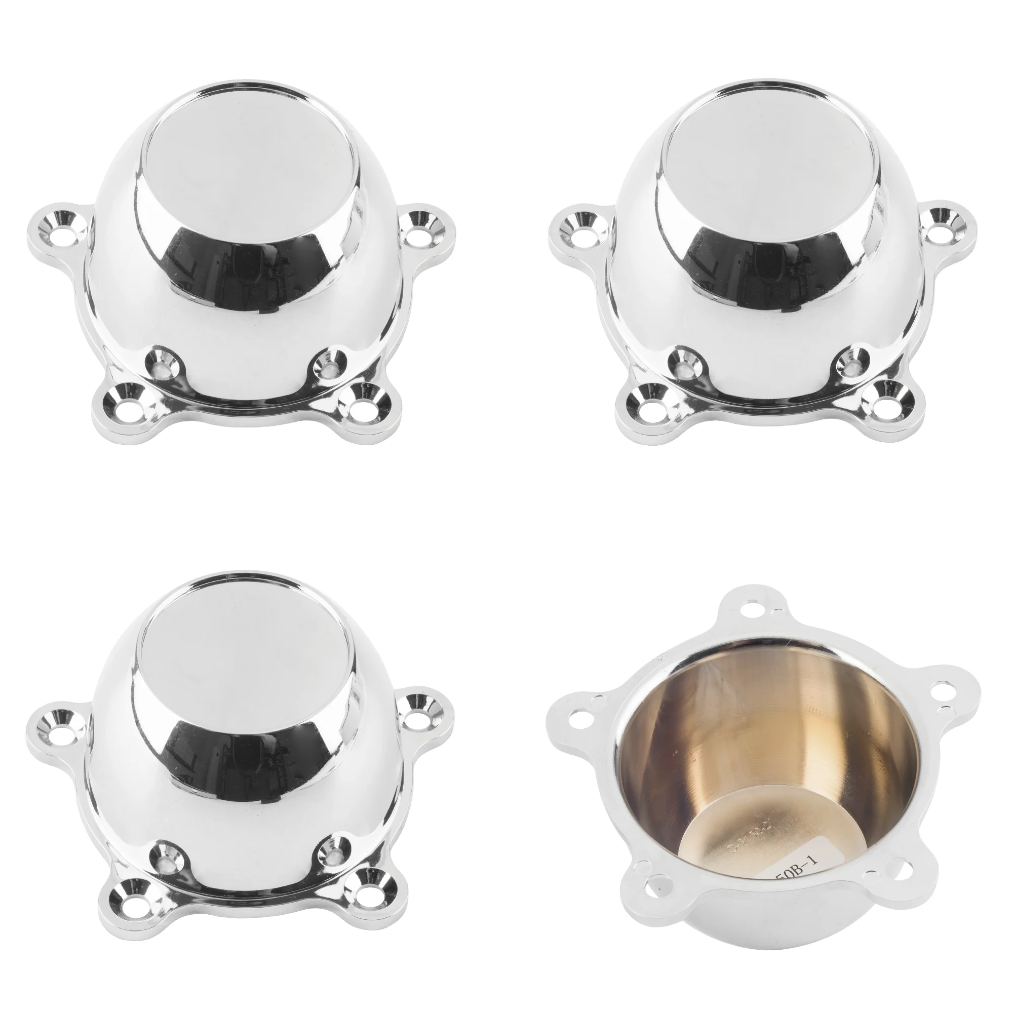 CFPerformance 1 Stück/4 Stück 49,8 mm (1,96 Zoll/1–15/16 Zoll) 5 HUNDE OHR 1,96 Zoll Abstandsrad Felgen-Mittelkappen Außenteile Autofelgen Radkappe – Detail 8