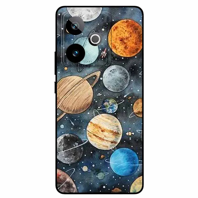 Soft Silicone Cartoon Phone Back Cover Case for Realme GT 7T / GT7 5G - 6.8 Coque