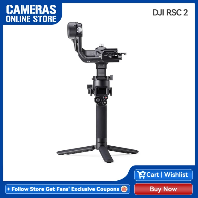 Original DJI RSC 2 PRO COMBO / RSC2 camera gimbal Foldable Design Built-In  OLED Screen provides Ronin SC2 brand new in stock