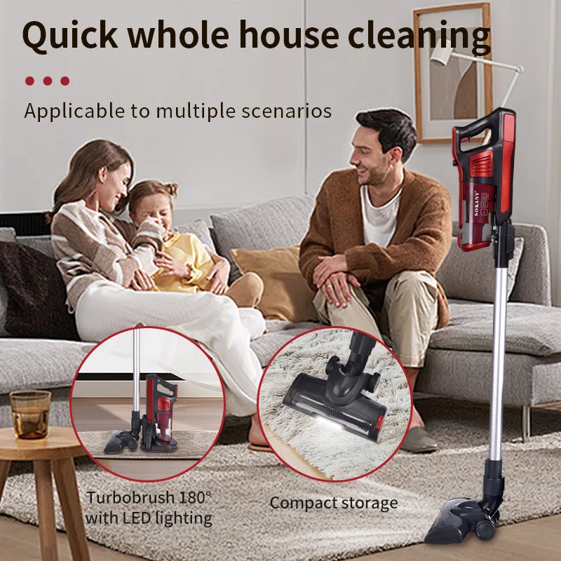 SOKANY3390 Wireless Vacuum Cleaner Home Handheld High Power   Charging   2