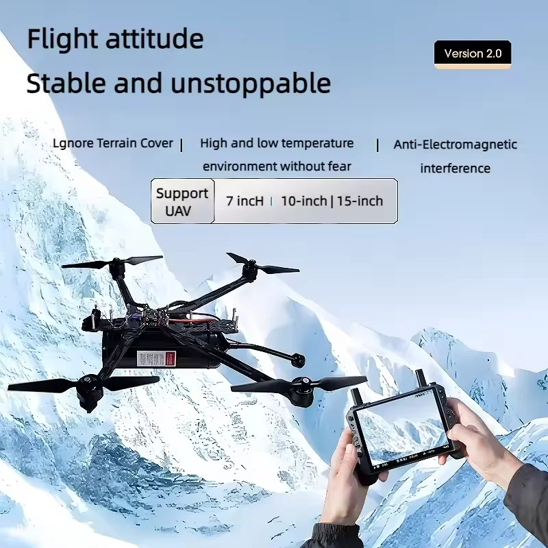 Drone professionnel longue portée 20-30 km avec caméra HD