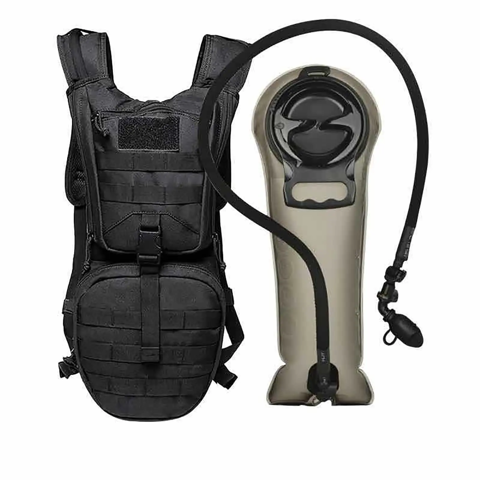 Outdoor sports camouflage riding water bag backpack can be placed in the field tactical shoulder water bag backpack delive