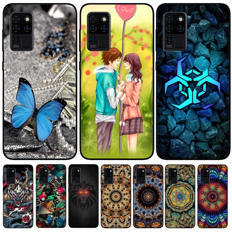 

Oukitel C21 4GB 64GB Case Black Soft Silicone 6.4 Inch Soft TPU Good Quality Coque For Oukitel C21 Cover