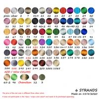 Sanbest 6-Strand Metallic Weaving Thread – Shiny Pink DIY Craft, Bracelet, and Jewelry String Yarn - Image 5