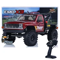 CORSSRC 4WD EMO X3 1/8 RC 4x4 Crawler Car Radio Control Rescue Towing Car Painted Assembled Model Light System 2 speed Vehicle 2