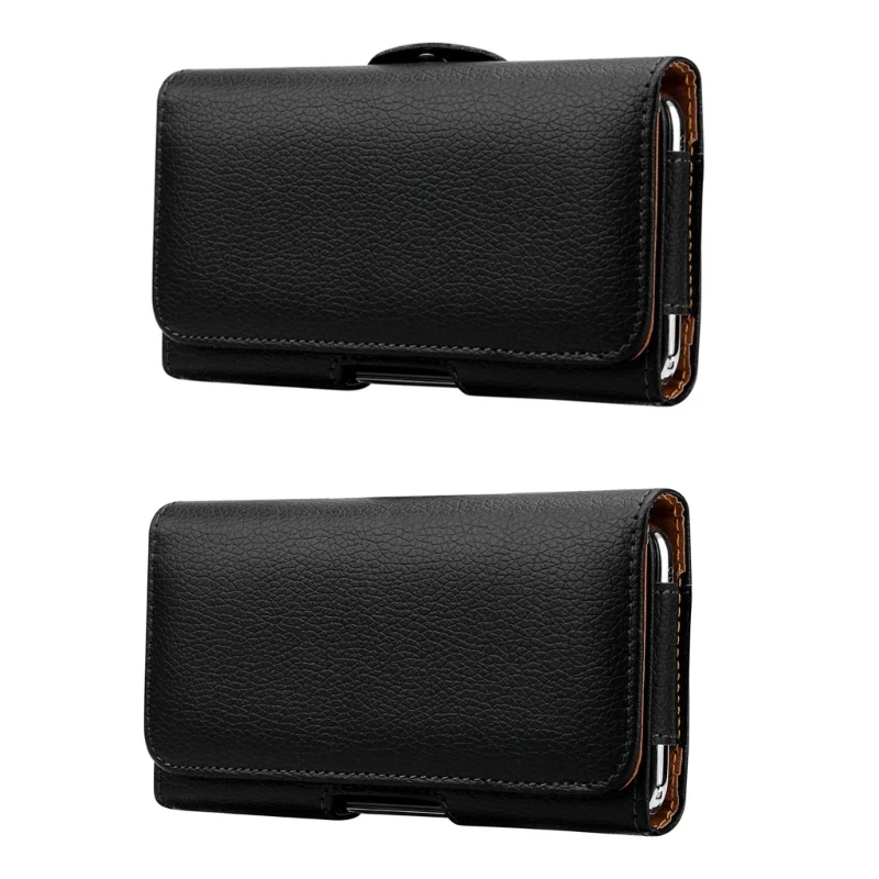 

PU Leather Horizontal Waist Belt Clip Phone Bag Holster Protective for Case on for Men Drop Shipping