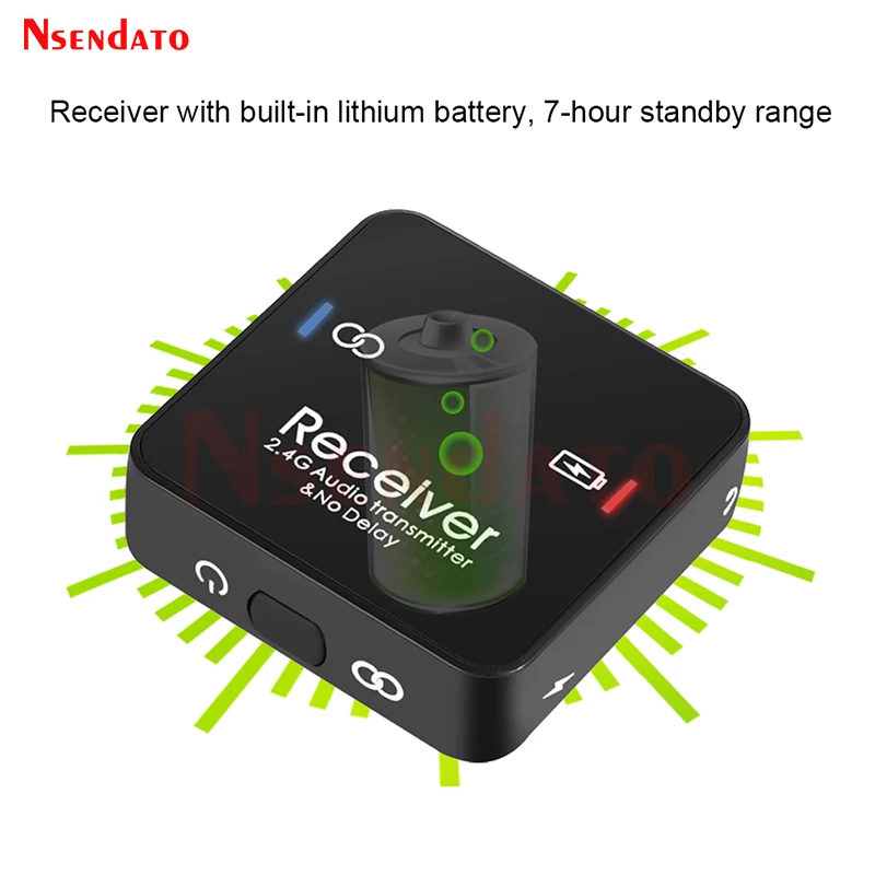 50M 2 4G Wireless Wifi Audio Music stereo Transmitter Receiver Adapter With 3.5mm R/L For AC-3/DTS/PCM TV Computer CD