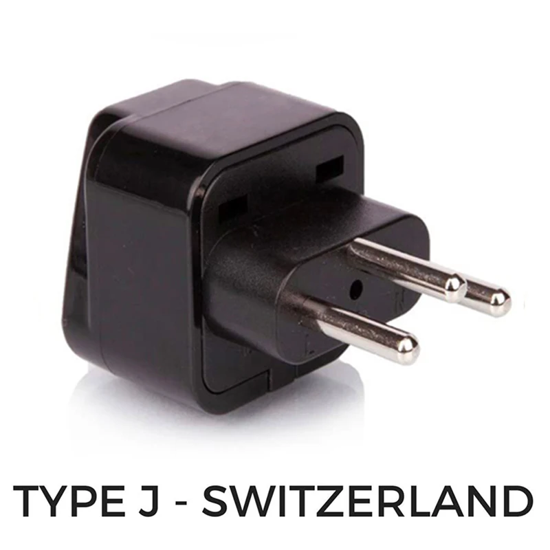 European Travel Adapter Plug Set Pack Of 4 Universal Outlet Adapters For All Of Europe Type C E to UK Switzerland Italy Germany
