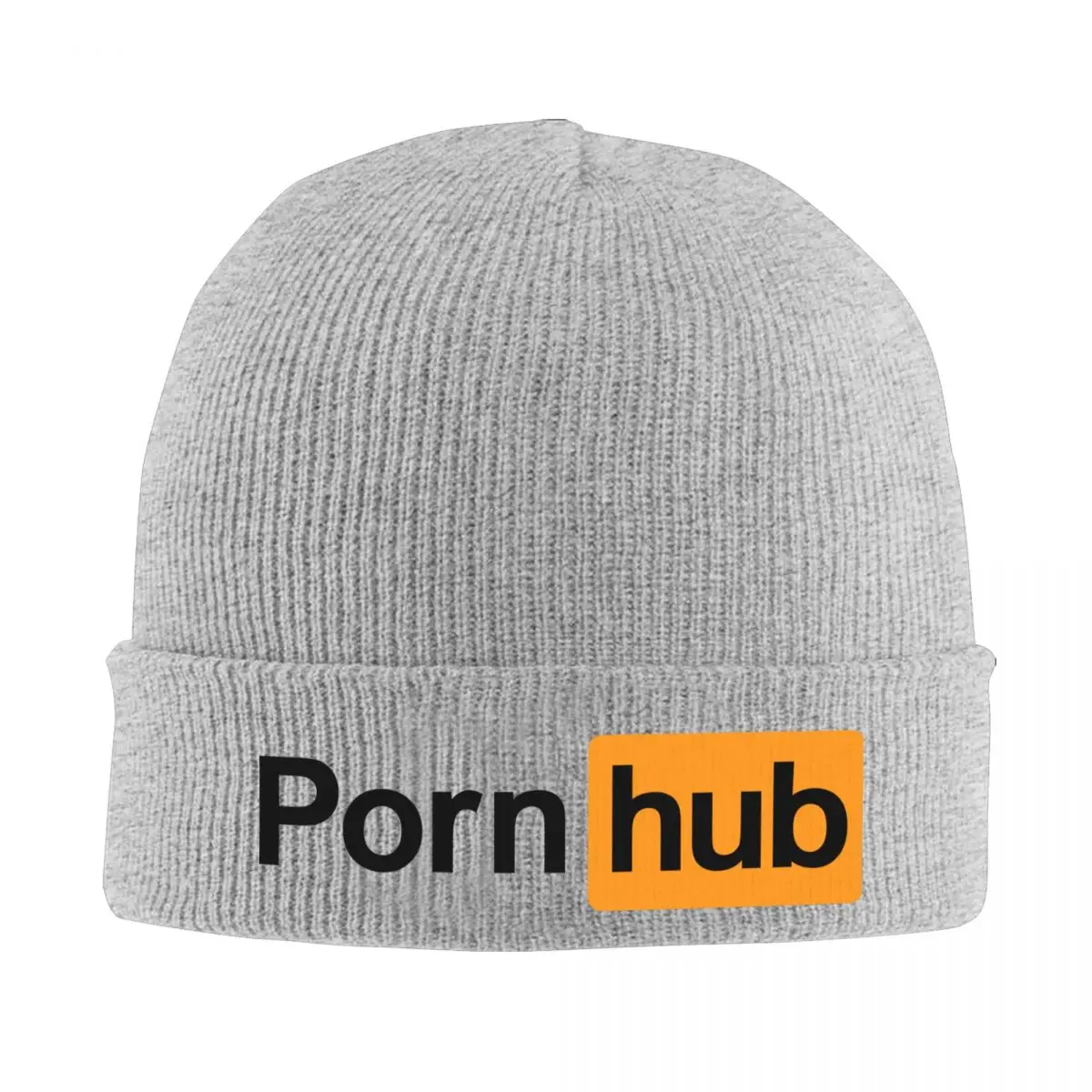 

Вязаная шапка Pornhub, женские мужские шапочки, облегающие шапки, зимняя шапка из акриловой искусственной кожи