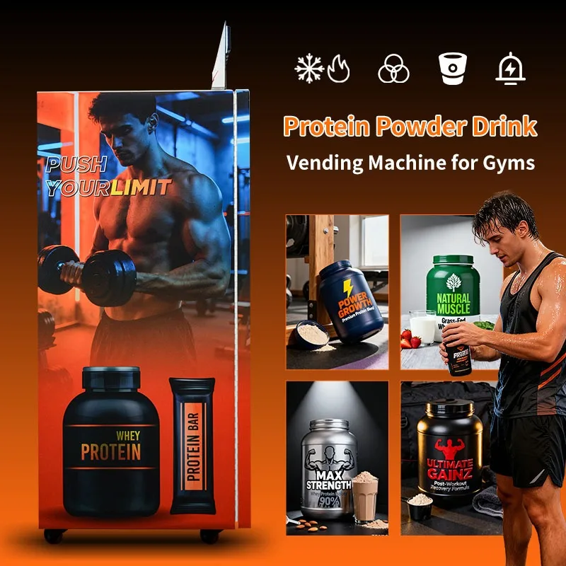 Customized Advanced Multi Function Protein Powder Vending Equipment for Sports Nutrition and Health Drinks