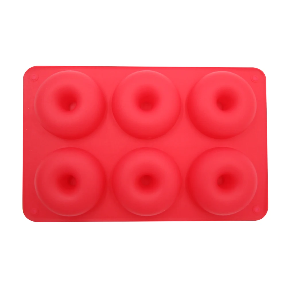 2 Stampi Per Ciambelle In Silicone Antiaderente – Teglia Da Forno Multiuso Per Dolci, Muffin, Bagel (Blu E Rosa)