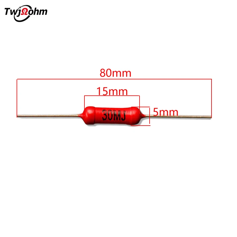 Metal Film Resistors 10PCS HVR40AH1505 High Voltage 2W 22M 1M 2MF 3M 5M 1G2 0M 30M 10G 50M 300M5G Thick Film Resistor