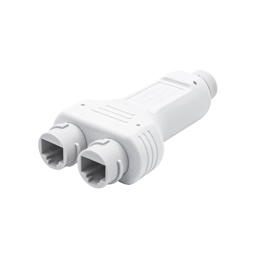 방수 POE 익스텐더, 야외 30W 고출력 플러그 앤 플레이, PoE 스위치 NVR IP 카메라 AP, 2 포트, 1 in 2 Out, 10 Mbps, 100Mbps
