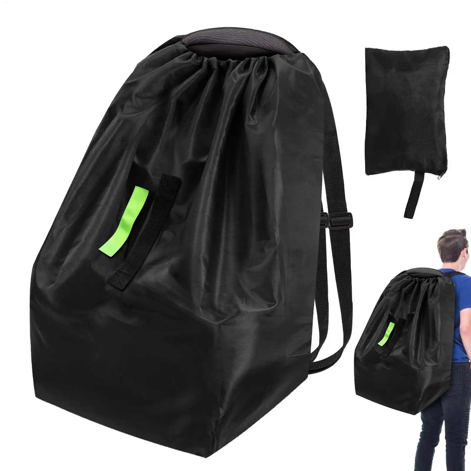 Carseat Bag Easy To Identify Car Seat Travel Bag Portable Car Seats Backpack Adjustable Large Capacity Car Seat Carrier Bag