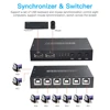 8port USB synchronizer switch network switch Game live screen splitter USB Synchronous Controller Adapter KVM Splitter Extender 2