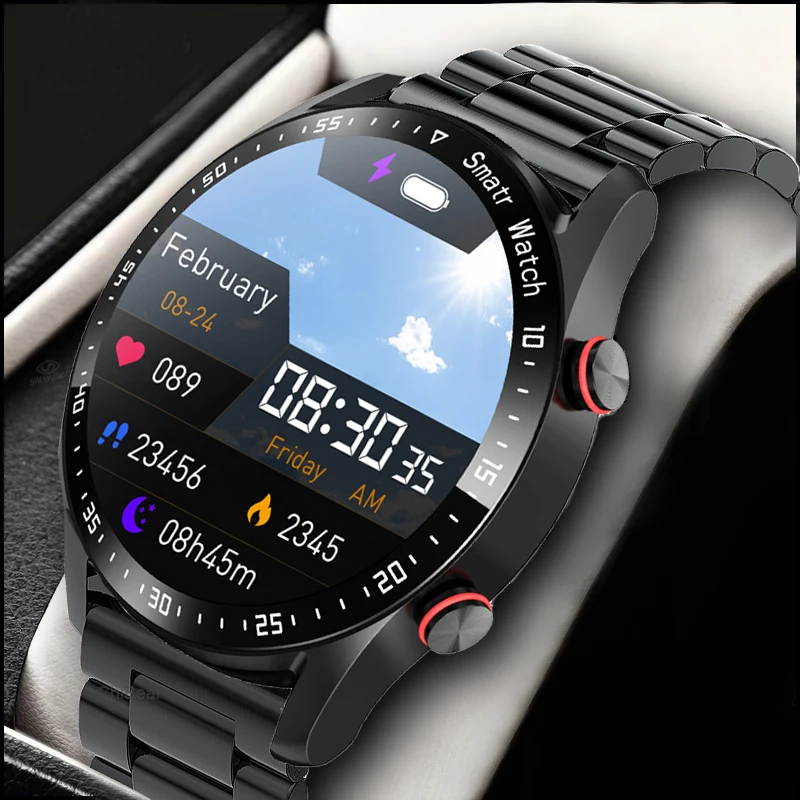 2023 New ECG+PPG AMOLED Screen Smart Watch Bluetooth Call Music player Man Watch Sports Waterproof Luxury Smartwatch For Xiaomi - Топ товаров с Али