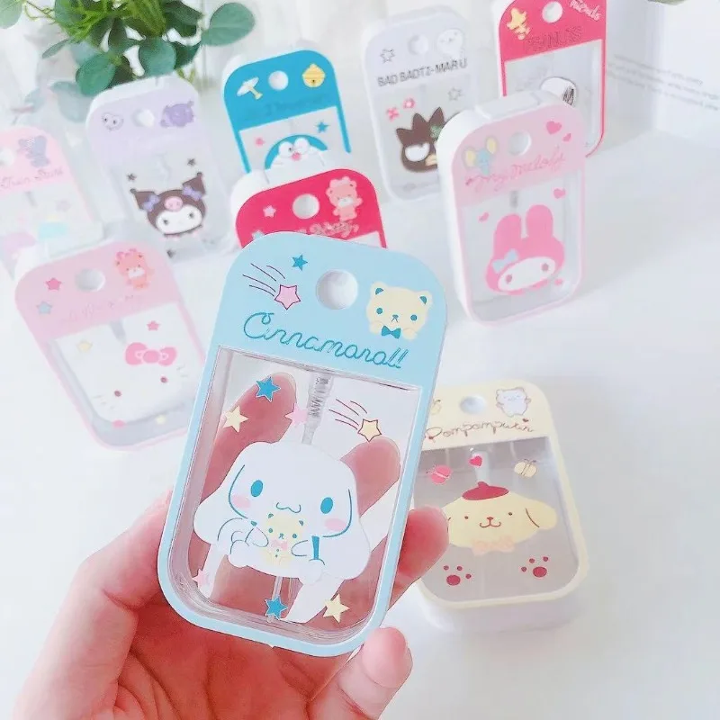 

Новинка, флакон-распылитель Sanrio с рисунком мультяшного аниме Hello Kitty, удобный для путешествий, флакон для лосьона и парфюма