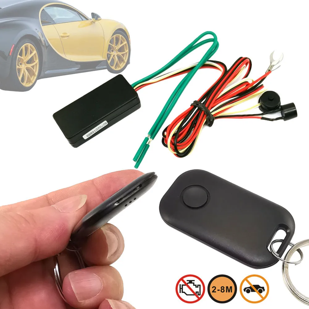 M505 2.4G RFID Wireless Immobilizer Engine Lock Car Alarm Anti-hijacking Circuit Cut Auto Unlock Device Wireless Motor Lock