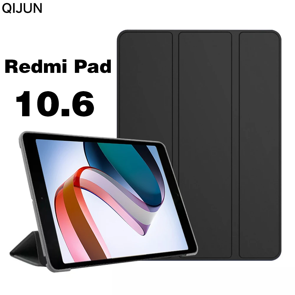 Funda Per Xiaomi Redmi Pad Tablet Case 2022 Pu Leather Stand Flip Stand Per Xiaomi Redmi Pad 10.6 Custodia Cover