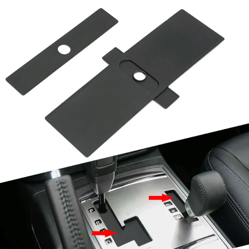 

Car Shift Lever Panel Trim Strip Rubber Gear Shift Panel Dust Cover for Mitsubishi Pajero V93 V80 V87 V97 Montero V73 V77