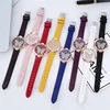 Butterfly Pattern Quartz Women's Watch PU Leather Strap Glitter MultiColor Watch Fashionable Ladies' Gift 2024 Reloj De Mujer 5