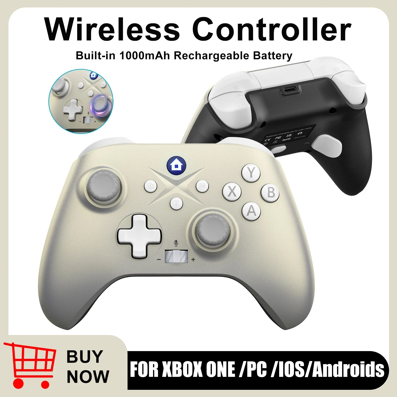 WirelessGamepadwithSixAxisGyroscopeGameControllerForXbox