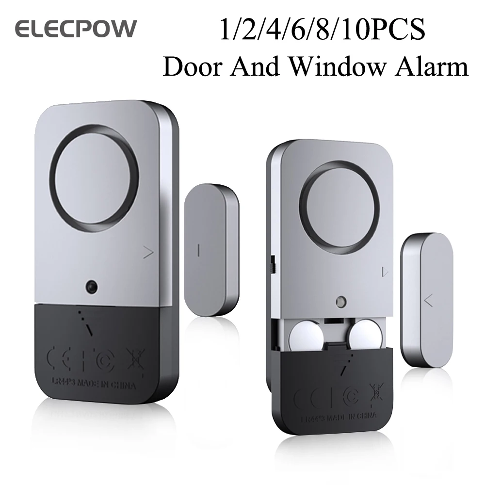 

Elecpow Door Window Alarm Home Security Wireless Burglar Alarm Door Magnetic Sensor 120dB Anti-theft Alarm For Home Kids Safety