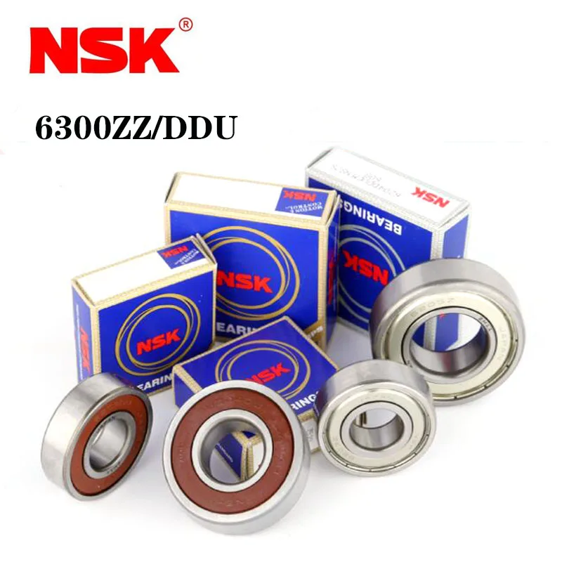 

Japan NSK Original Deep Groove Ball Bearing 6300ZZ 6300DDU 10*35*11mm ABEC-9 High Precision Speed Metal Rubber Sealed Bearings