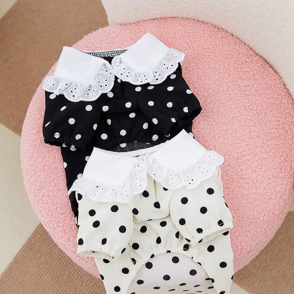 Pet Supplies Cute Dog Polka Dot Vest Fashion Soft Pet Summer Skirt Breathable Thin Design Dog Clothes For Puppy Kittens