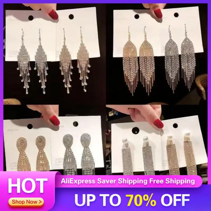 

Висячие серьги, Новые блестящие серьги для женщин, женские серьги, серебряный цвет, висячие серьги S925