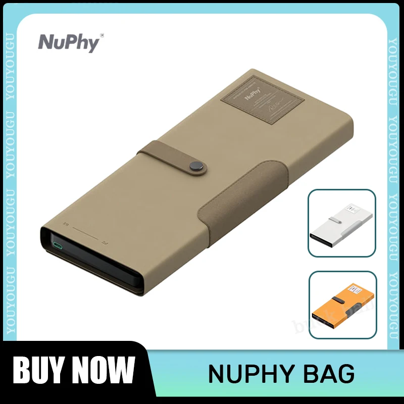 

Nuphy Air60/75/96 Bag Mechanical Keyboard Case Magnetic Leather Cover Portable Tablet Pc Keyboards Holder Keyboards Accessories