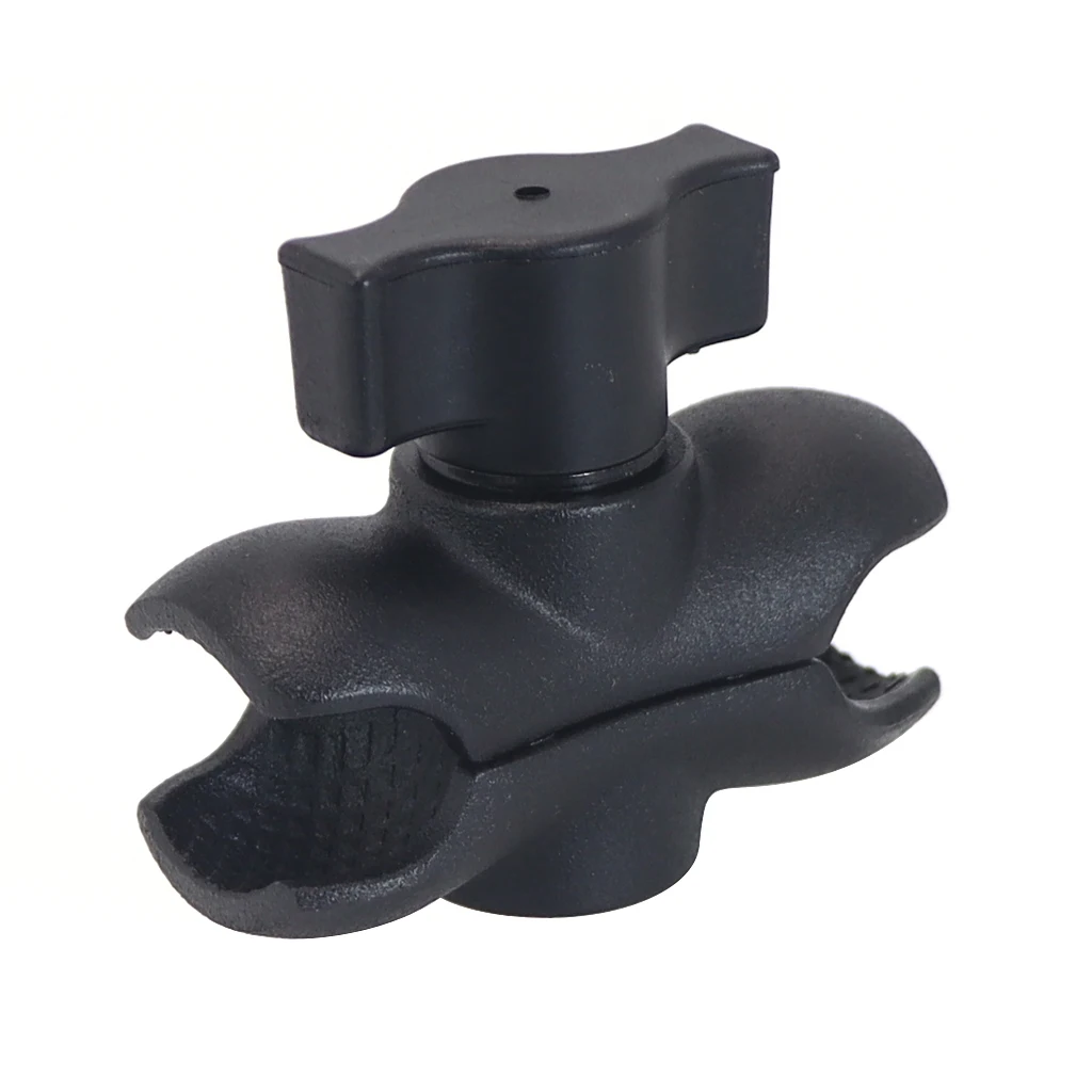 Double Socket Ball Head Mount Arm Bicycle Motorcycle Camera Holder 55mm 95mm 1-inch Ball Head Base for GoPro DSLR Phone Bracket