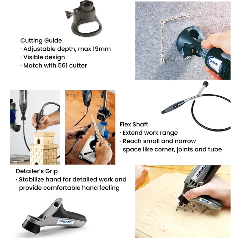 Dremel 3000 Electric Mini Grinder With Professional Accessory Kit