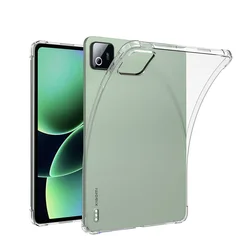 Enhanced Protective Case - Thickened Airbag Soft Silicone Clear TPU Cover for Xiaomi Pad 8 Pro (Clear)