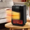Hot Air Blower Electric Heater Heating Fans PTC Fan Heater for Room 1500W Desktop Portable Fan Heater for Home Bathroom Office 1