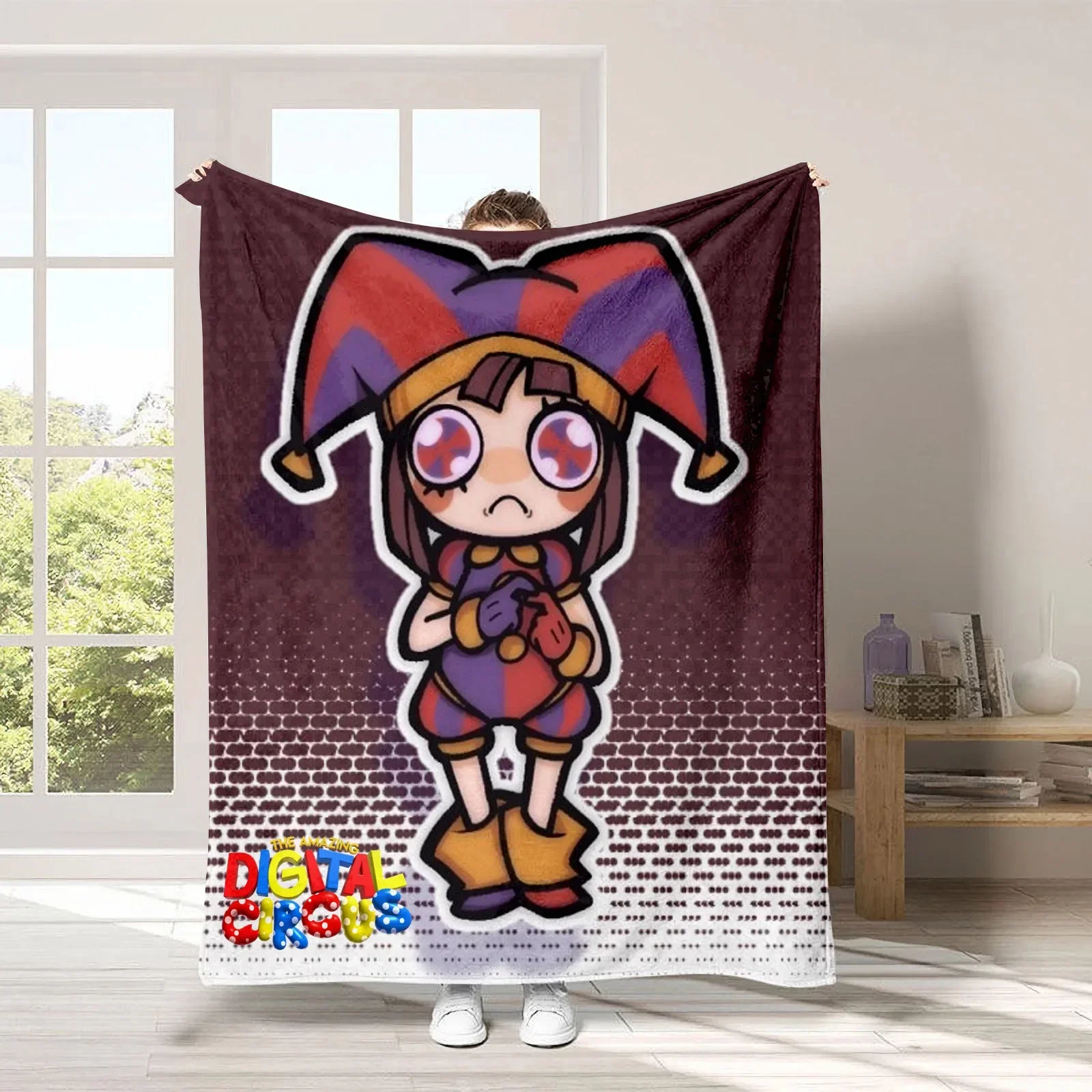 

New Game THE AMAZING DIGITAL CIRCUS Blanket Digital Circus Printed Blanket Fashion Warm and Comfortable Christmas Gift